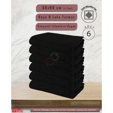 Sualuxe [6 Adet] Büyük Boy Mikrofiber 50X90CM, Spor Havlusu, Kuaför Havlusu, Berber Havlusu, El Yüz Havlusu