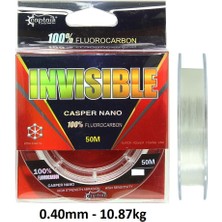 Captain Invisible Casper Nano 50M 0.40MM %100 Fluorocarbon Misina