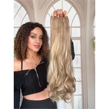 Özbience Uzun Dalgalı Platin Kumral At Kuyruğu Cırtcıtlı Bağcıklı Şık Model