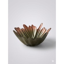 Modern Yaprak Tasarımlı Dekoratif Kase – Şık Meyvelik / Salon & Masa Üstü Dekoratif Sunum Kasesi