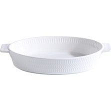 Touch Me Porselen Oval Fırın Kabı 30.5 cm 3 Adet