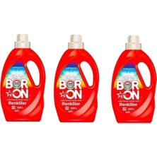 Eti Maden Doğal Mineralli Sıvı Çamaşır Deterjanı Renkliler  Için 3 Adet 77 Yıkama