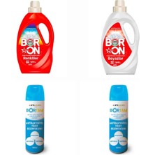 Doğal Sıvı Deterjan Boron Renkliler ve Beyazlar Için 26*2 + Bortam Dezenfektan 500 Ml*2 Adet