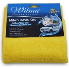 Wilma Mikrofiber Havlu- Büyük Boy 50 x 70 Cm- Sarı (2 Adet)