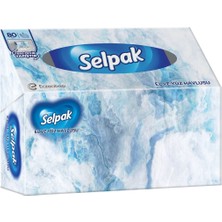 Selpak 80'li El Yüz Havlusu Yumuşak Dokulu Kağıt 3 Adet Renkli Paket İçeriği
