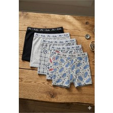 Süsen Lingerie Karışık Gri,siyah,asorti Renk Çocuk Boxer,pamuklu Günlük Çocuk Boxer