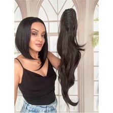 Özbience Mandallı Tokalı Postiş At Kuyruğu, Tak ve Çık, Gerçek Saç Dokusunda