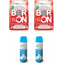Boron Doğal Toz Çamaşır Deterjanı Beyazlar Için 52 Yıkama 8 kg Yıkama+ 2 Adet Bortam Dezenfektan