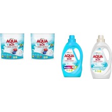 Boron Aquabor Doğal Mineralli Tablet + Tablet + Sıvı Renkliler + Sıvı Beyaz  Set