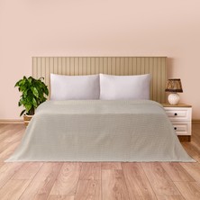 Matmel Soft Rete Tek Kişilik Pike - Bej - 160X220 cm