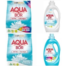 Boron Çamaşır Deterjanı Toz ve Sıvı Beyazlar Için 73 Yıkama+ Renkliler Için Toz ve Sıvı 73 Yıkama