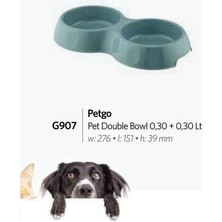 Gondol 2 Adet Petgo Pet Mama Kabı 2 Li 0.30 L