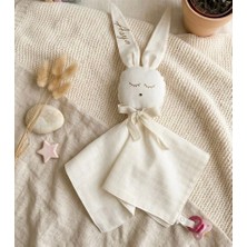 ZENkora Isim Baskılı Müslin Organik Uyku Arkadaşı Emzik Askılı