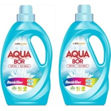 Boron Aquabor Doğal Mineralli Sıvı Çamaşır Deterjanı Renkliler Için 2 Adet 66 Yıkama