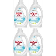 Boron Aquabor Sıvı Çamaşır Deterjanı Beyazlar Için 4 Adet 132 Yıkama Doğal Mineralli