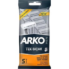 3 Adet Arko T1 Tek Bıçaklı 5 Li Tıraş Bıçağı