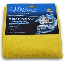 Wilma Mikrofiber Havlu- Büyük Boy 50 x 70 Cm- Sarı (4 Adet)