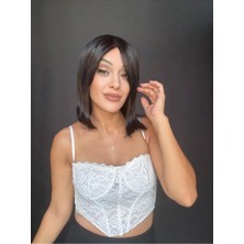 Özbience Doğal Saç Dokusunda Tepe Cilt Görünümlü Medikal Peruk Hediye