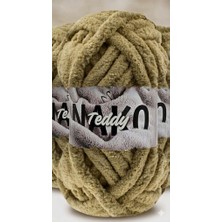 Nako Teddy Peluş Dokulu Yumuşak El Örgü Yünü 14267 - Bal Köpüğü-3'lü Set