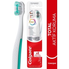 4 Adet Colgate Total Foaming Clean 1+1 Yumuşak Diş Fırçası