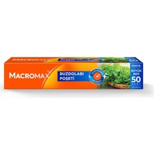 Macromax Buzdolabı Poşeti Büyük Boy 50'li 2 Adet