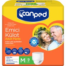 Canped Emici Külot Orta 9'lu 2 Adet