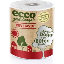 Ecco Yeşil Dünya Dev Havlu 1=7 Rulo 3 Adet