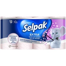 3 Adet Selpak Tuvalet Kağıdı 12 Li Extra Banyo