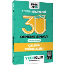 Yediiklim / Kpss 2025 Eğitim Bil 30 Deneme Gelişim Psikolojisi