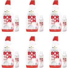 AQUABOR Boron Bulaşık Makinesi Deterjanı 6 Adet ve 6 Adet Parlatıcı 41*6 Yikama