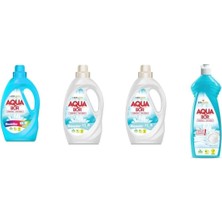 Boron Aquabor Doğal Mineralli Sıvı Renkliler + Sıvı Beyaz  + Sıvı Beyaz + Elde Bulaşık 4 Lü Set