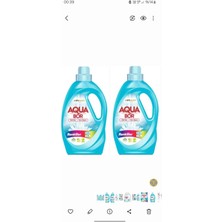 AQUABOR Sivi Çamaşir Deterjani Renkli̇ler Içi̇n 66 Yıkama Doğal Mi̇neralli̇