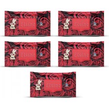 MiraLive 5 Paket Red Rose Islak Havlu Mendil 90 Adet Kapaklı Gül Kokulu