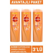 Elidor Superblend Anında Onarıcı Şampuan 3 x 400ML