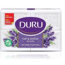 4 Adet Duru Saf  Doğal Lavanta Banyo Sabunu 4X150 600 gr