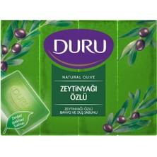 3 Adet Duru Natural Olive Zeytinyağlı Banyo Sabunu 4X150 600 gr