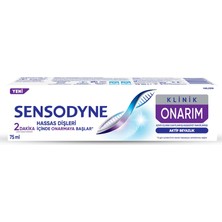 Sensodyne Klinik Onarım Aktif Beyazlık Diş Macunu 75 ml 3 Adet