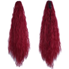 Özbience Kabarık Dalgalı At Kuyruğu Postiş, 200 G, 70 Cm, Tokalı Tasarım