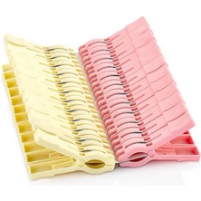 Bee Home 24'lü Metal Yaylı Mandal 2 Adet