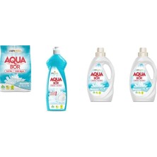 Eti Maden Aquabor Doğal Mineralli 4 kg Beyaz + Elde Bulaşık + Sıvı Beyaz + Sıvı Beyaz  4 Lü Set