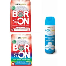 Boron Doğal Toz Çamaşır Deterjanı Renkliler ve Beyazlar Için 52 Yıkama 8 Kg+ 1 Adet Bortam Dezenfektan