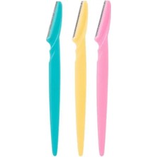 4 Adet Gold Beauty Kaş Usturası 3 Lü Set