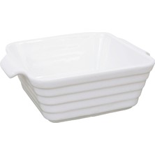 Touch Me Porselen Kulplu Sunum Tabak 13 x 11 cm 2 Adet