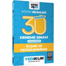 Yediiklim / Kpss 2025 Eğitim Bil 30 Deneme Öçme ve Deerlendirme