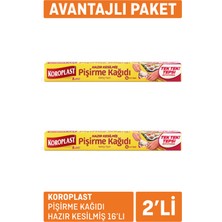 Koroplast Pişirme Kağıdı Hazır Kesilmiş 2 x 16'lı 2 Adet