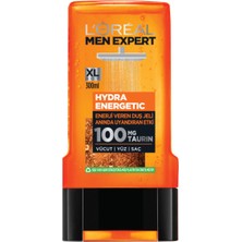 L'oréal Paris Men Expert Hydra Energetic Duş Jeli 300 ml 4 Adet