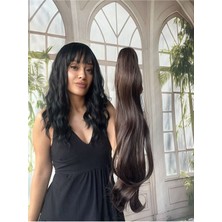 Özbience Pratik ve Şık Tokalı Mandallı Postiş At Kuyruğu Tak, Kolay Kullanım