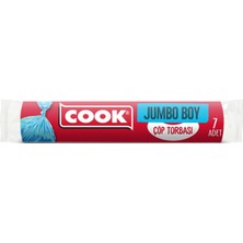 Cook Jumbo Boy Çöp Torbası 7 Adet 3 Adet