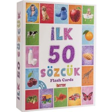 DIYTOY Dıy Toy Ilk 50 Sözcük Bebek Eğitici Oyuncak Flash Cards (3 Adet)