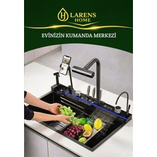 Larens Lüks Dijital Göstergeli Telefon Tutamaklı Eviye Seti (4mm)